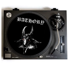 BATHORY Turntable Slipmat for Vinyl Records 12" DJ Slip Mat Black Metal Vinyls