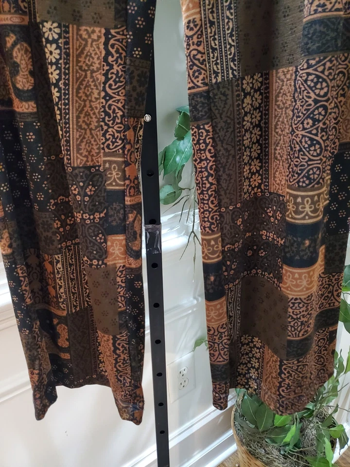 Pantalón Palazzo Jaclyn Smith Para Mujer Marrón Poliéster Pierna Recta Talla L Foto 4 de 4