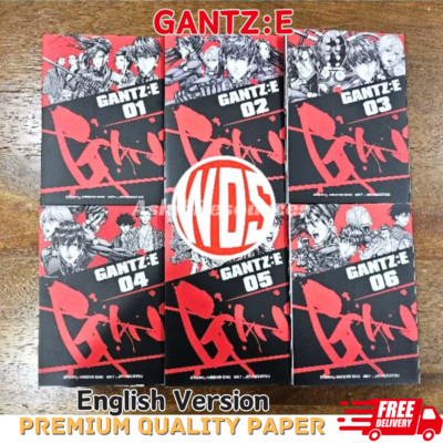 Manga GANTZ:E Volume 1-6 Loose Set English Comic Hiroya Oku Jin Kegetsu FreeShip