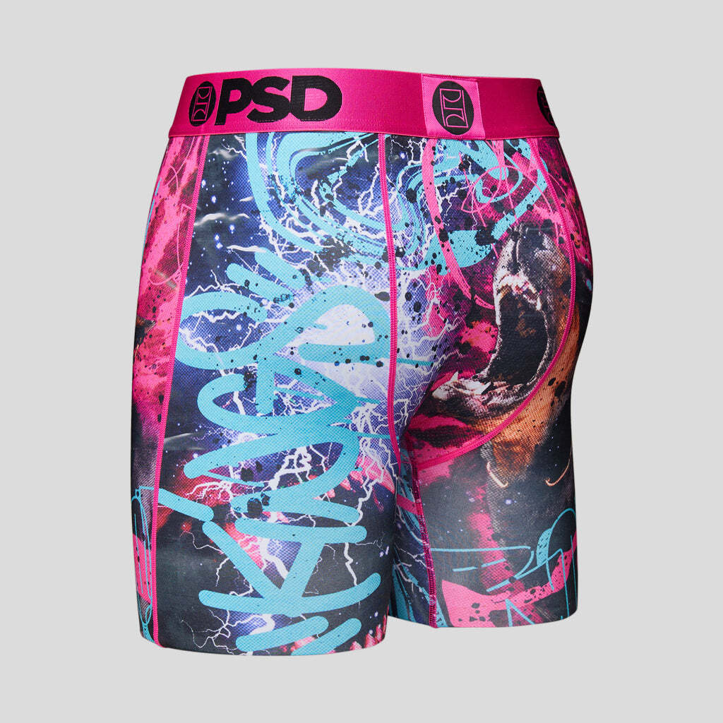 PSD Kings Graffiti Paint Pitbull Dog Art Teeth Underwear Boxer