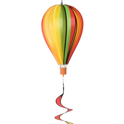 CIM Windspiel Heißluftballon Twister Fruits Ballon: Ø23cm x 37cm Deko Gartendeko