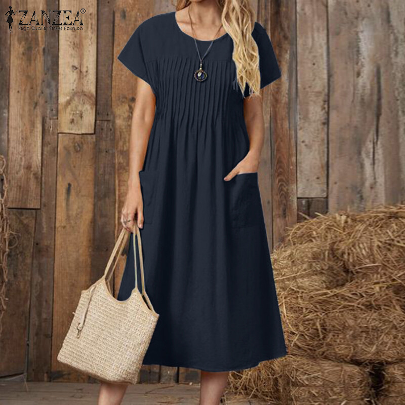 linear dress maxi slip long sleeves Black XS/S / Black