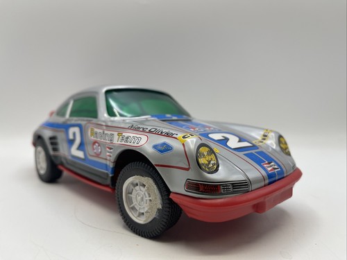 PORSCHE CARRERA RACING N.2 REIBUNGSBLECH SPIELZEUG JOUSTRA 2231 SELTENE ELF - Bild 8 von 11