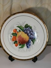 Pall Mall Ware English Bone China  Collector Plate Fruits .