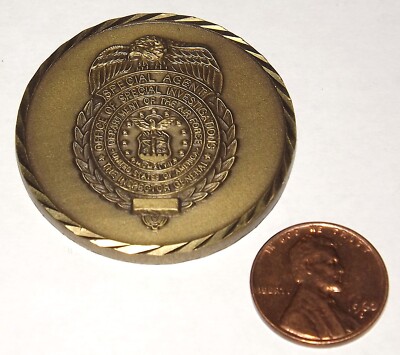 Challenge Coin - USAF - Special Agent - Office Of Special Investigations - AFOSI