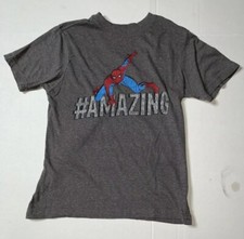 Preowned- Marvel Comics Amazing Spiderman Graphic T-Shirt Boys Size M/7-8 