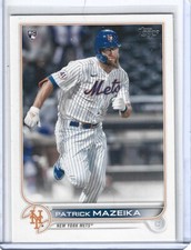 2022 Topps Series 1 Patrick Mazeika #166 Rookie Card RC New York Mets - MLB. rookie card picture