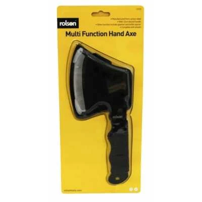 Rolson Multi Function 10cm Wide Camping Axe With Paracord And Sheath 12102