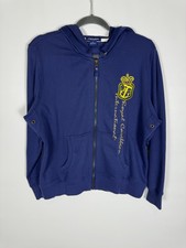 Vintage Crown & Anchor Jacket Blue Embroidered Royal Jacket Women's Xlarge