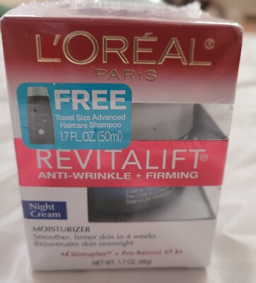 L'OREAL ~ PARiS Revitalift Anti Wrinkle & Firming Night Cream + Advanced Shampoo
