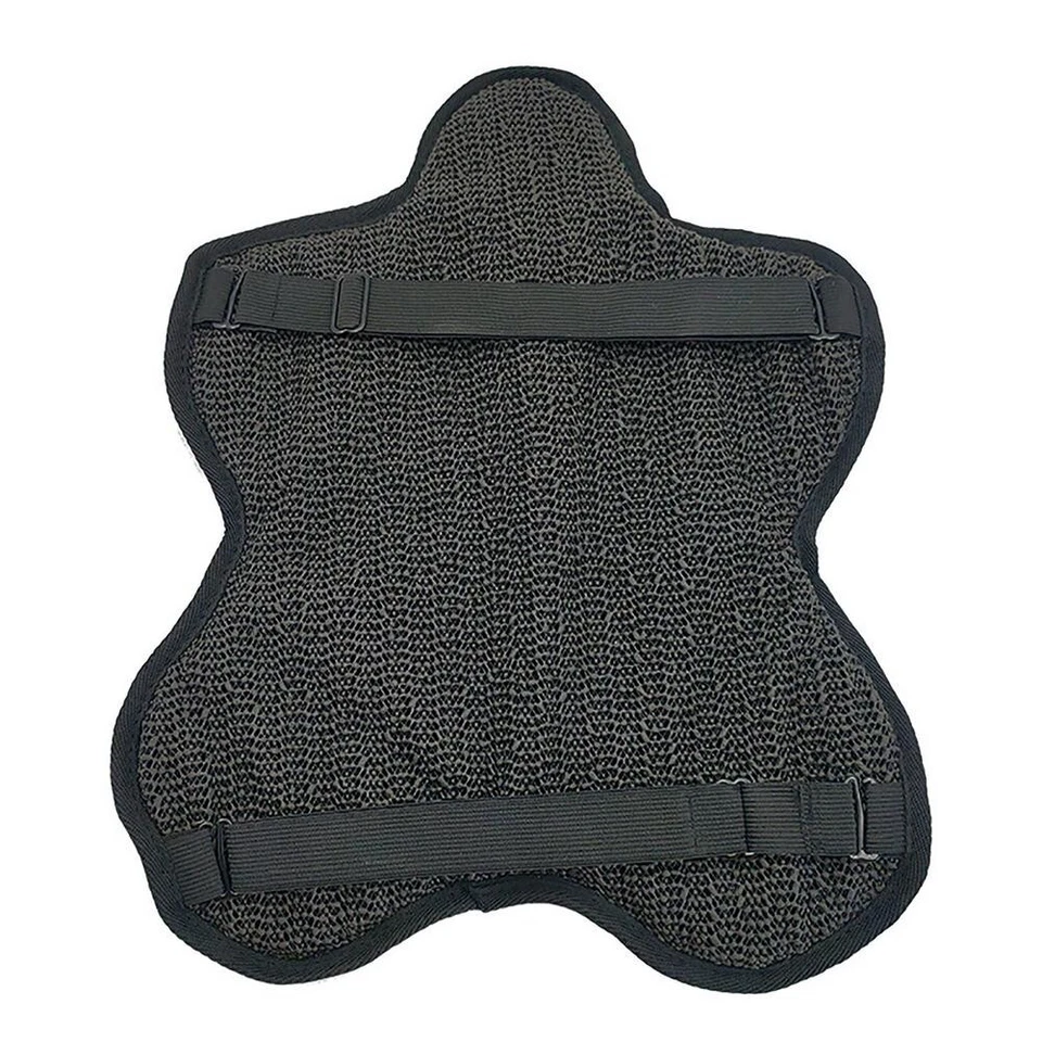 Funda de asiento de malla 3D antideslizante cojín alfombrilla de aislamiento térmico para motocicleta scooter Foto 4 de 4