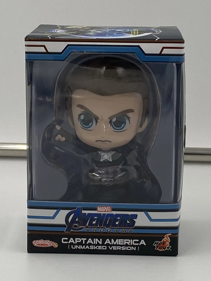 Hot Toys Sideshow Disney Cosbaby Marvel Avengers Desenmascarado Capitán América 4.5" Foto 2 de 4