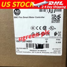 New Allen Bradley 150 F251NBD SMC Flex Smart Motor Controller US 150F251NBD