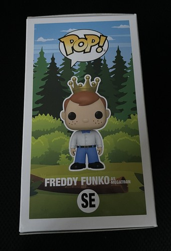 Funko Pop Freddy As Megatron Metallic LE 2000 Fundays Box Of fun Transformers - Picture 4 of 6