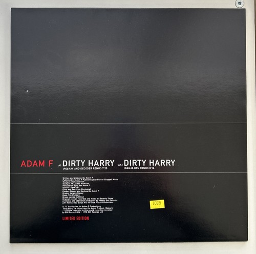 Adam F Dirty Harry The Remixes Limited Edition F-Jams 12” Vinyl Ganja Kru Peshay - Imagen 2 de 2