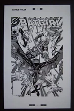 Original Production Art BATGIRL #30 cover, DAMION SCOTT art