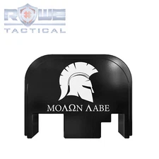 Rowe Tactical Rear Slide Cover Plate for Glock Gen 1-4 - Black - Molan Labe II