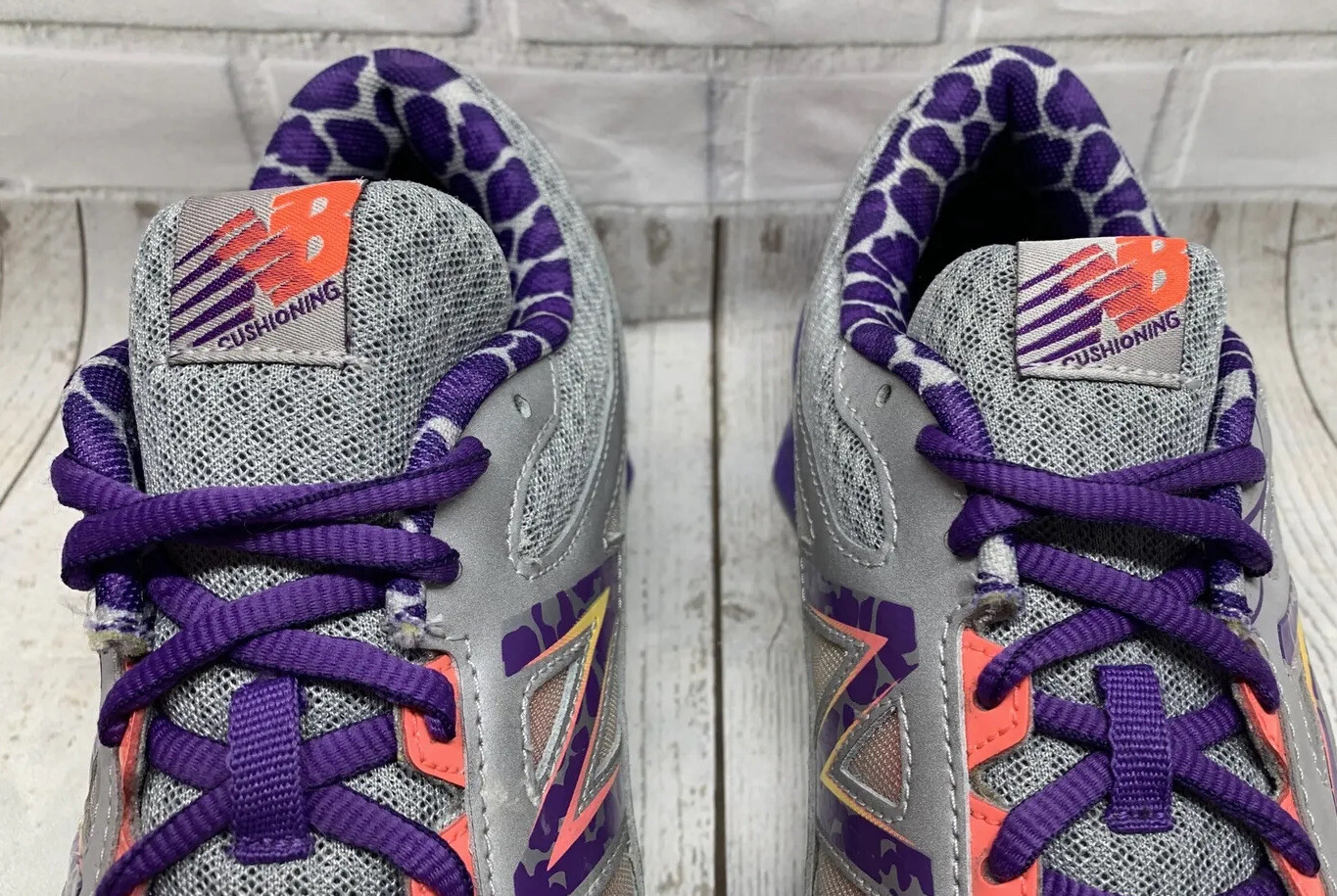 New Balance Women's 750 v3 Running Shoes Purple Gray KJ750PLY Pre-owned Size 7 thumbnail 8
