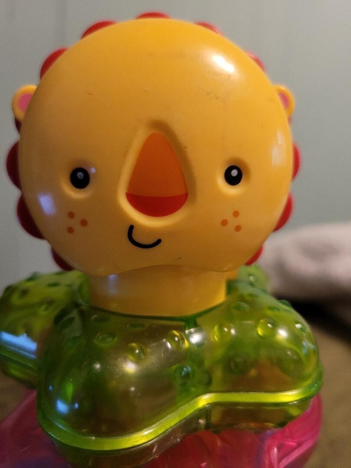 Fisher Price Star Stacker Stacking Rings Musical Light Up Lion Toy 6 ...