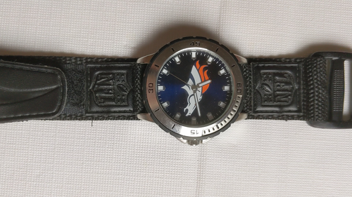 NFL Game Time Denver Broncos Wrist Watch Hook & Loop Adjustable Closure - Video 1 of 1