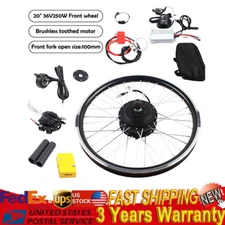 20" Front Wheel 36V 250W Electric Bicycle Conversion Kit with Throttle