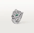 Panther Ring, Gold Men's Ring, Bold Tiger Design, Valentine day Gift