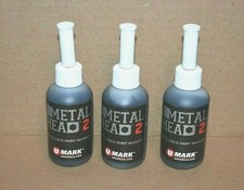 3 Metal Head2 Paint Markers 2 Oz Black Industrial Junk Yard Crafts Auto Salvage