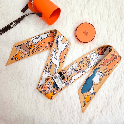 HERMES 🎁GIFTABLE TWILLY VARIETY DESIGNS COLORS BUY MORE SAVE MORE! - Picture 12 of 48