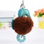 thumbnail 34 - 2020 New Cute Pineapple Fur Ball Keychain Bag Car Pendant Keyring Birthday Gifts