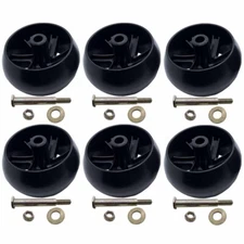 6Pk Deck Wheel & Hardware for Husqvarna Craftsman Poulan 589527301 596434404