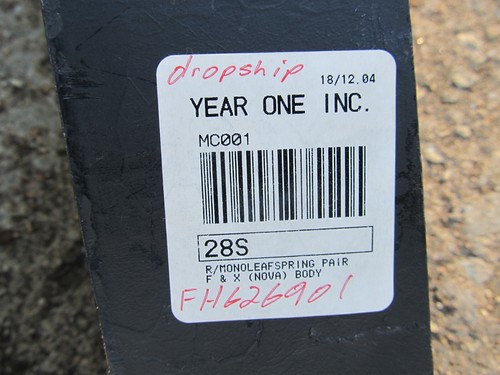 USA Made 1967-69 Camaro Firebird 68-79 Nova Chevy II Rear Mono Leaf Springs Pair - Picture 7 of 7