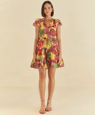 Farm Rio Dresses Farm Rio Fruit Dream Ruffle Mini Dress - Size Small