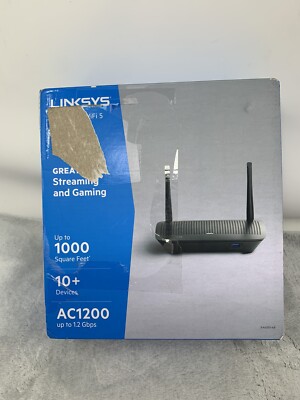Linksys EA6350-4B AC1200 Dual-Band Wi-Fi 5 Router Black