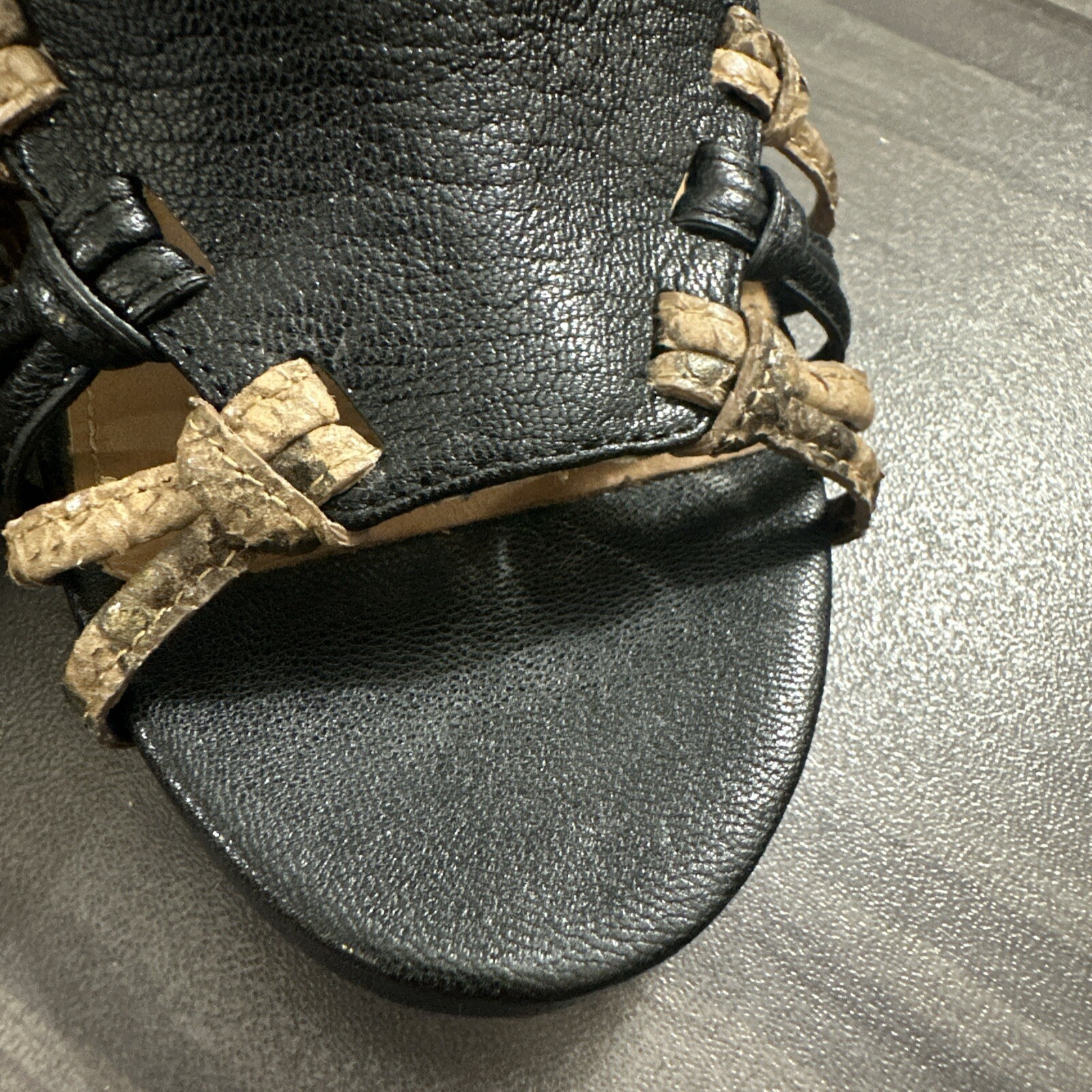 Coach Jody Python Print Ankle Stiletto Strappy Sh… - image 19