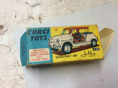 コーギー　トイズ　フィアット600 ミニカーショップ ケンボックス CORGI TOYS☆240☆GHIA