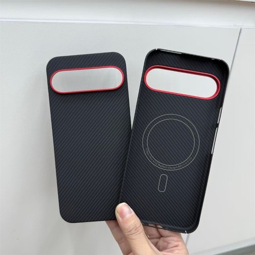 Echt Kohlefaser Aramid Hülle für Google Pixel 9 Pro/9 Pro XL Magsafe Cover - Bild 2 von 24