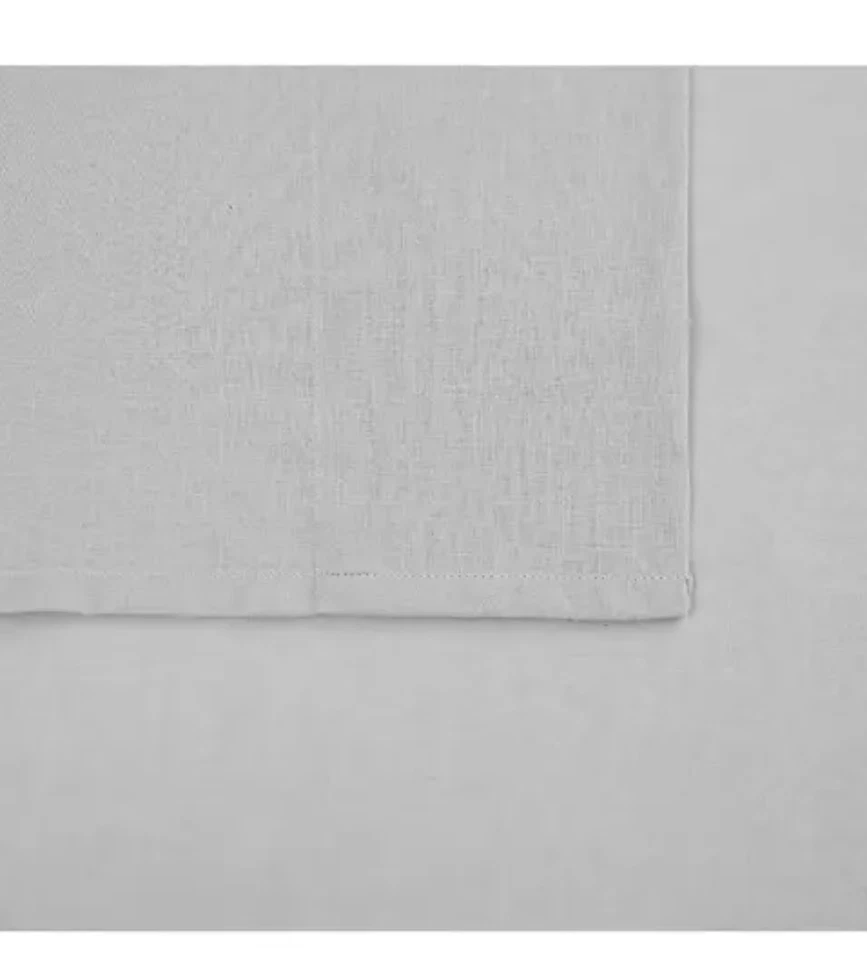 FRYE Linen Cotton Blend Gray QUEEN Sheet Set 4PC - Image 4 of 4