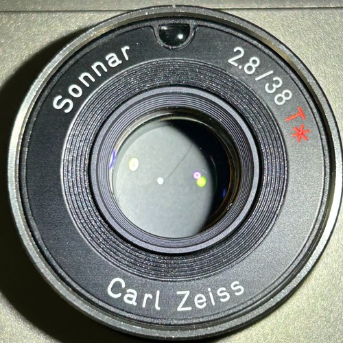 CONTAX T2 DATA BACK Titan Silver 35mm Point & Shoot Film Camera From JAPAN - Picture 4 of 16