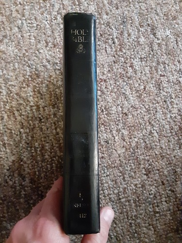 VTG 1982 NKJV Words of Jesus In Black Holy Bible by Nelson Publishing Awana Club - Picture 2 of 8