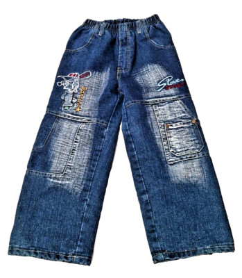 Yi Li Rao Winterjeans Unisex Blau | Neu Mit Etikett | Baumwolle | Dehnbar