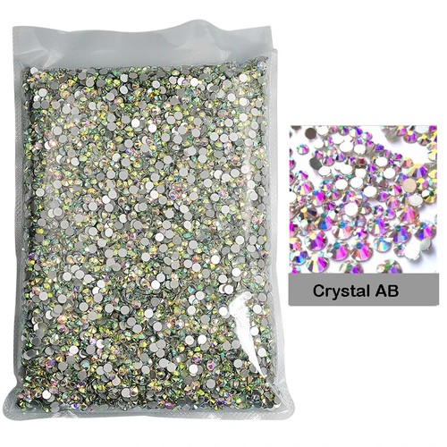 14400 Stck. Großpackung Flatback Nagelkristalle Strasssteine für Nägel 3D Nail Art Glas Edelstein - Bild 60 von 130