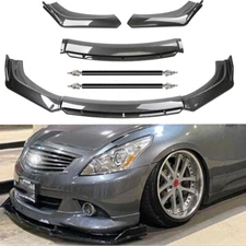 For Infiniti G35 Front Bumper Lip Splitter Spoiler Carbon Fiber Strut Rod