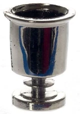 Dolls House Silver Chrome Champagne Bucket Miniature Pub Dining Accessory