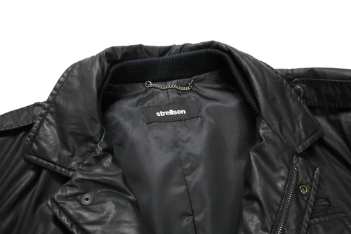 STRELLSON Vision-W Jacket Men's (EU) 54 Waxed Look Multi Pocket Lined - Picture 5 of 11