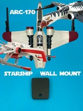 Starship Wall Mount for Star Wars ARC-170 Fighter - TCW Clone Wars ROTS