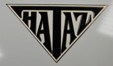 RARE Vintage HATAZ Automobile Radiator Badge Motor Car Hood Emblem Logo Repro