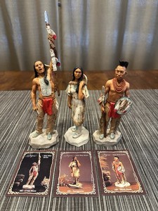 Castagna Native American Figurines Crazy Horse Sacagawea Black Hawk Wild West