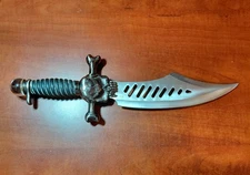 FROST CUTLERY RUSS FARRELL 18" BOWIE KNIFE PIRATES SKULL ISLAND STAINLESS STEEL