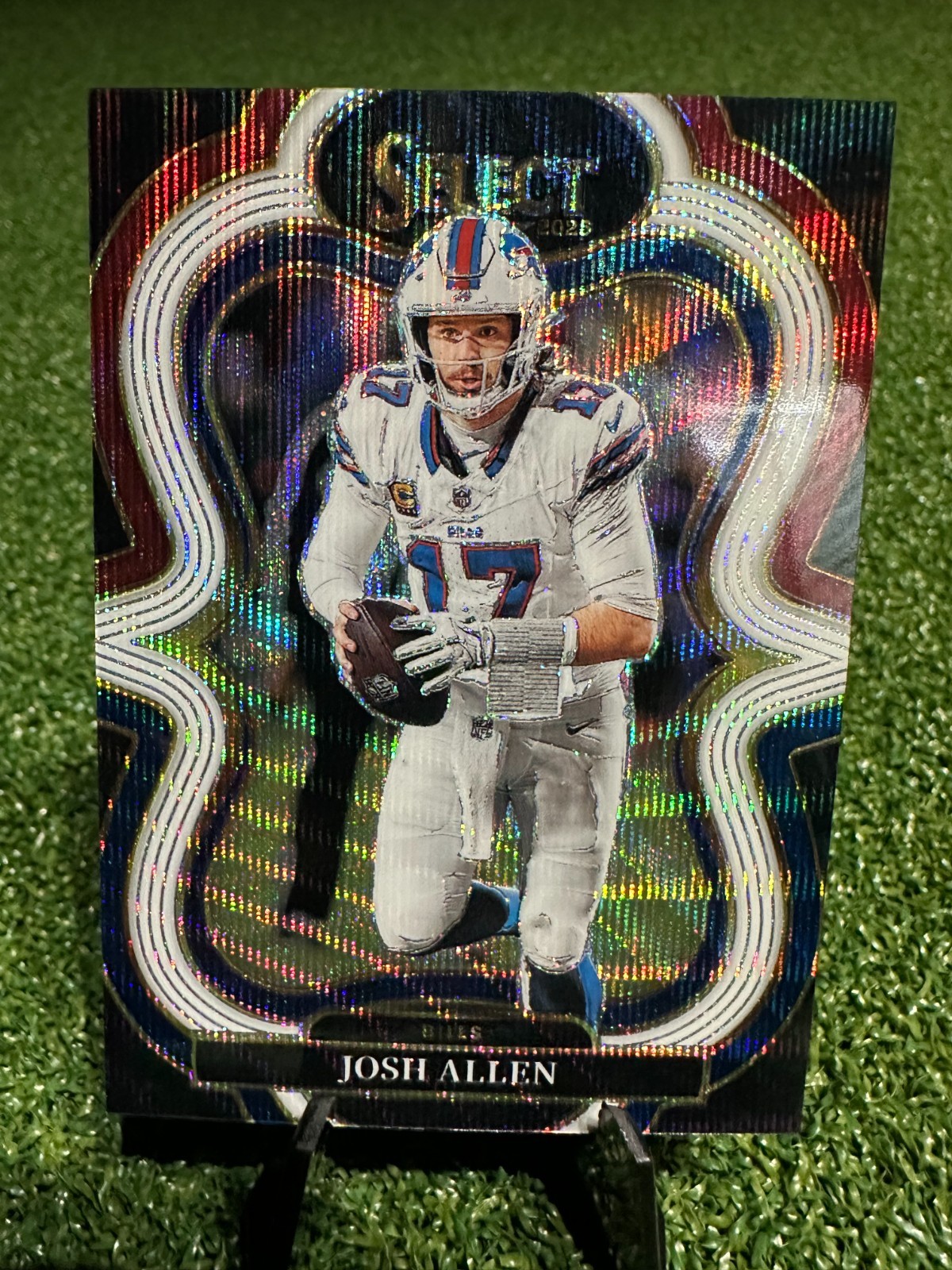 2025 Panini Select - Suite Level Josh Allen #386 Tri-Color Prizm /199