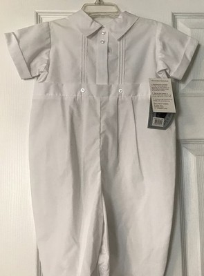 Little Things Mean A Lot Boy s White Christening Outfit 24 Months NWT Nordstrom
